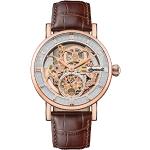 Ingersoll Men's The Herald Automatic Watch with Skeleton Dial and Brown Leather Strap I00401B