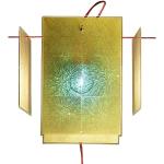 Lampes design Ingo Maurer dorées en verre 