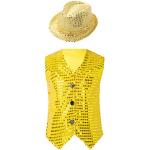 Gilets jaunes à sequins sans manches Taille 9 ans look Hip Hop pour garçon de la boutique en ligne Amazon.fr 