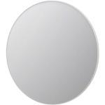 Miroirs de salle de bain blancs en aluminium diamètre 120 cm 