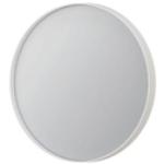 Miroirs de salle de bain blancs en aluminium diamètre 40 cm 