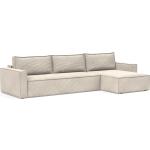 Innovation Canapé-lit avec transat Newilla 346x190cm ivoire