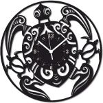 Horloges murales noires en bois à motif tortues Jake et les pirates Tic-Tac 
