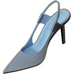 Escarpins compensés d'automne bleus à talons compensés Pointure 38 look fashion pour femme 