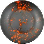 Assiettes en porcelaine Irabia orange en porcelaine 