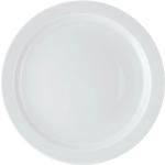Assiettes en porcelaine Irabia blanches en porcelaine en lot de 24 diamètre 26 cm 