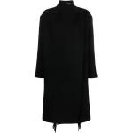 Manteaux en cachemire Iro Paris noirs en viscose à franges à manches longues à col montant Taille XS pour femme en promo 