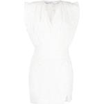 Robes en maille Iro Paris blanches en viscose sans manches à col en V Taille XS pour femme en promo 