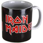 KlangundKleid.de Iron Maiden Iron Maiden Logo Unisexe Tasse Noir/Rouge/Blanc, Céramique 0,3 L
