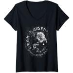 T-shirts noirs Iron Maiden Taille S classiques pour femme 
