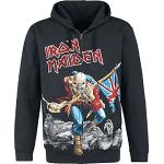 Iron Maiden The Trooper - Battlefield Homme Sweat-Shirt zippé à Capuche Noir XXL