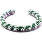 Bracelets de perles de créateur Isabel Marant violets en laiton à perles pour femme en promo 