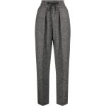 Pantalons taille élastique de créateur Isabel Marant gris anthracite en coton mélangé W32 L34 pour femme en promo 