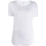 T-shirts de créateur Isabel Marant blancs en jersey tencel bio à manches courtes à col rond classiques pour femme 