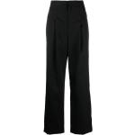 Pantalons droits de créateur Isabel Marant noirs en viscose Taille XS W38 L36 pour femme 
