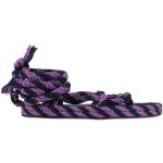 Tongs de créateur Isabel Marant violettes en textile en cuir Pointure 35 pour femme 