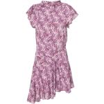 Robes fleuries de créateur Isabel Marant mauve à fleurs à motif fleurs mi-longues à mancherons à col bénitier Taille XS pour femme 