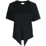 T-shirts de créateur Isabel Marant noirs en jersey bio éco-responsable à manches courtes à col rond pour femme 
