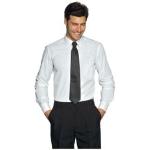 Chemises Isacco blanches stretch pour homme 