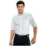 Chemises Isacco blanches à manches courtes à manches courtes pour homme 