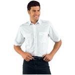 Chemises Isacco blanches à manches courtes à manches courtes pour homme 