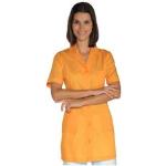 Tuniques longues Isacco orange à manches courtes pour femme 