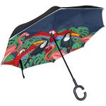 Parapluies pliants roses à motif voitures Taille M look fashion pour femme 