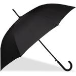 Parapluies canne Isotoner noirs en toile Taille M look fashion pour femme 