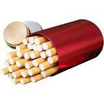 Étuis à cigarettes  rouges en aluminium look fashion pour homme 