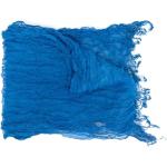 Écharpes Issey Miyake bleues à effet froissé à franges seconde main Tailles uniques pour femme en promo 