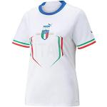 Maillots de sport Puma blancs en jersey Fédération italienne de football Taille L pour femme 