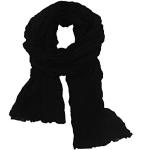 Foulards Itendance noirs en coton Tailles uniques look fashion pour femme 