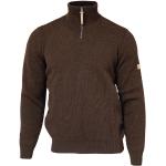 Pulls en laine Ivanhoe marron en laine à motif Suède Taille M look fashion pour homme 