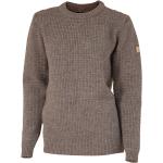 Pulls en laine de printemps Ivanhoe marron en laine bluesign à motif Suède éco-responsable à col rond Taille XL pour femme en promo 