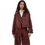 Trench coats Ivy Oak rouges Taille XS look fashion pour femme 