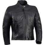 Vestes de moto  noires en cuir plus size look urbain 