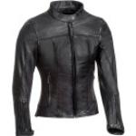 Vestes de moto  Ixon noires à effet vieilli en cuir imperméables Taille L classiques pour femme 