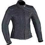 Vestes de moto  Ixon noires en cuir pour femme 