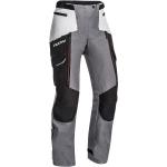 Pantalons Ixon gris en cuir à motif moto Taille S look fashion pour femme en solde 