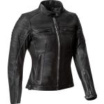 Vestes de moto  Ixon noires à effet vieilli en cuir imperméables respirantes Taille XL classiques pour femme 