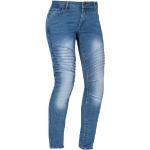 Pantalons taille haute Ixon bleus à motif moto stretch Taille L pour femme 