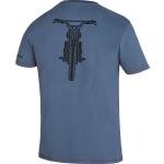 T-shirts IXS bleues claires à motif moto à manches courtes à manches courtes à col rond Taille S look fashion pour femme 
