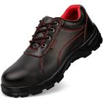 Chaussures de travail  rouges avec embout composite Pointure 47 look sportif pour homme 