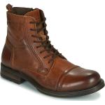 Chaussures Jack & Jones marron en cuir en cuir Pointure 42 pour homme en promo 