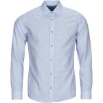 Chemises Jack & Jones bleues Taille XS pour homme en promo 