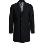 Manteaux en laine Jack & Jones noirs en laine Taille XXL look fashion pour homme 