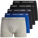 Caleçons Jack & Jones Surf bleus en lot de 5 Taille XXL look fashion pour homme 