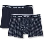 Boxers Jack & Jones bleu marine Taille M look fashion pour homme 