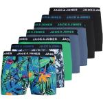 JACK&JONES JACFLOWER Mix Trunks 7 Pack, Caleçon Boxeur Homme, Black/Pack:Magical Forest - Black - Violet Indigo - Holly Green - Black - Vintage Indigo,