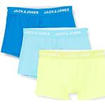Boxers Jack & Jones bleu électrique en microfibre Taille S look fashion pour homme 